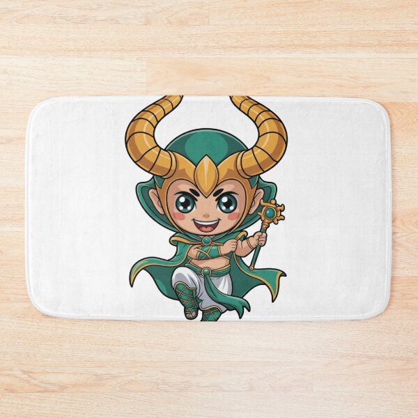 Item preview, Cute Trickster God Chibi – Kawaii Norse Mischief Character designed and sold by Dospart.