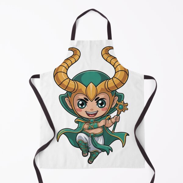 Item preview, Cute Trickster God Chibi – Kawaii Norse Mischief Character designed and sold by Dospart.