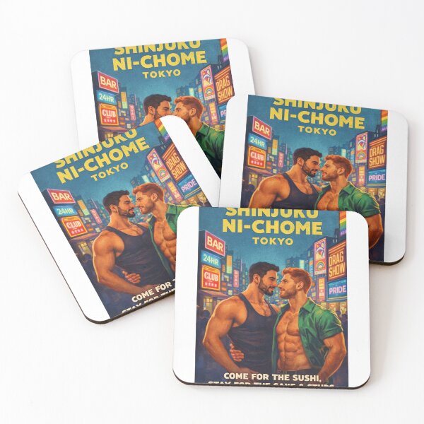 Item preview, Shinjuku Ni-chome Tokyo Rainbow Nightlife in the Heart of Shinjuku designed and sold by Aryabek.
