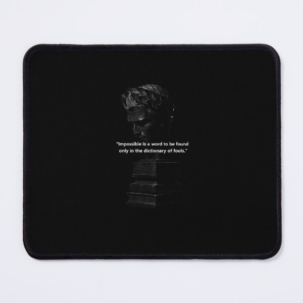 Item preview, Napoleon Bonaparte quote designed and sold by XavuniverS.