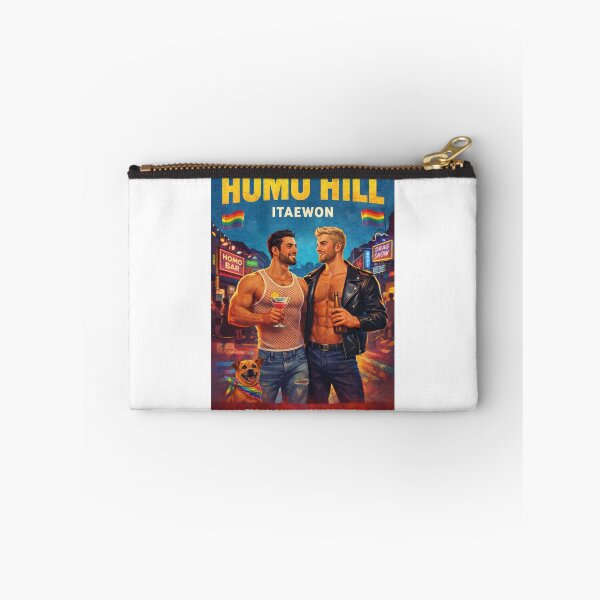 Item preview, Homo Hill Itaewon Seoul Nightlife with Rainbow Flags and Bar District designed and sold by Aryabek.