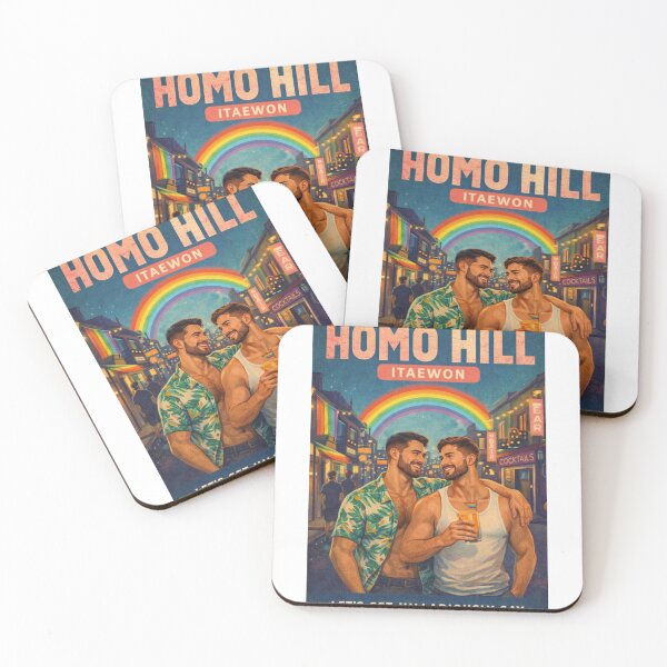 Item preview, Homo Hill Itaewon Seoul Rainbow Street with Pride Night Energy designed and sold by Aryabek.