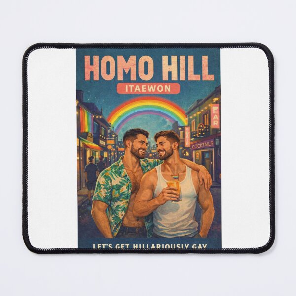 Item preview, Homo Hill Itaewon Seoul Rainbow Street with Pride Night Energy designed and sold by Aryabek.