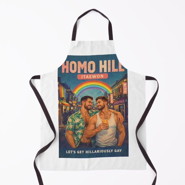 Item preview, Homo Hill Itaewon Seoul Rainbow Street with Pride Night Energy designed and sold by Aryabek.