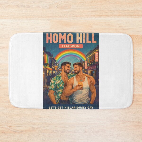 Item preview, Homo Hill Itaewon Seoul Rainbow Street with Pride Night Energy designed and sold by Aryabek.