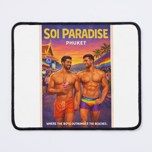Item preview, Soi Paradise Phuket Thailand Gay Nightlife Beach designed and sold by Aryabek.