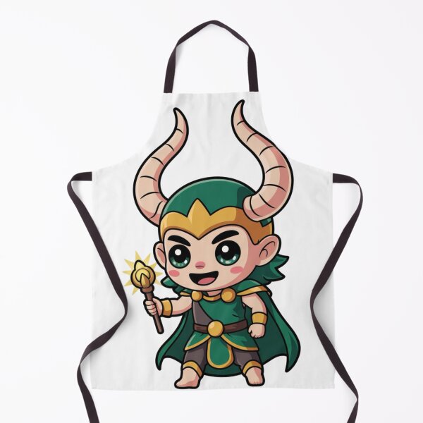 Item preview, Cute Trickster God Chibi – Kawaii Norse Mischief Character designed and sold by Dospart.