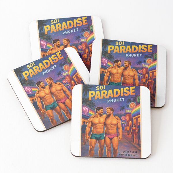 Item preview, Soi Paradise Phuket Nightlife Street with Rainbow Bars designed and sold by Aryabek.