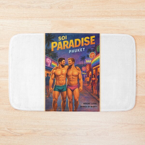 Item preview, Soi Paradise Phuket Nightlife Street with Rainbow Bars designed and sold by Aryabek.