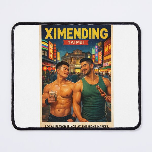 Item preview, Ximending Taipei Night Market Street Gay Food Scene designed and sold by Aryabek.