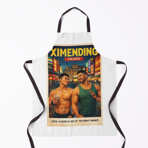 Item preview, Ximending Taipei Night Market Street Gay Food Scene designed and sold by Aryabek.
