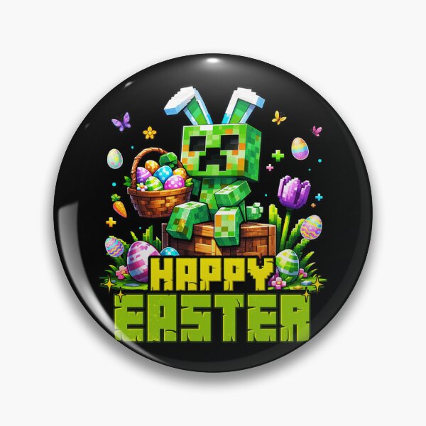 Item preview, Easter Pixel Gaming Bunny Egg Hunting Boys Kids Youth Men designed and sold by BlightedArt.