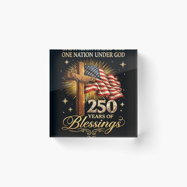 Item preview, One Nation Under God 250 Years 250th Anniversary USA designed and sold by Patchina.