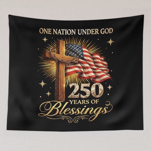 Item preview, One Nation Under God 250 Years 250th Anniversary USA designed and sold by Patchina.