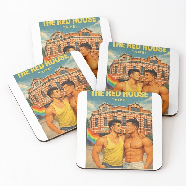 Item preview, Red House Taipei Ximending Rainbow Gay Pride Landmark designed and sold by Aryabek.