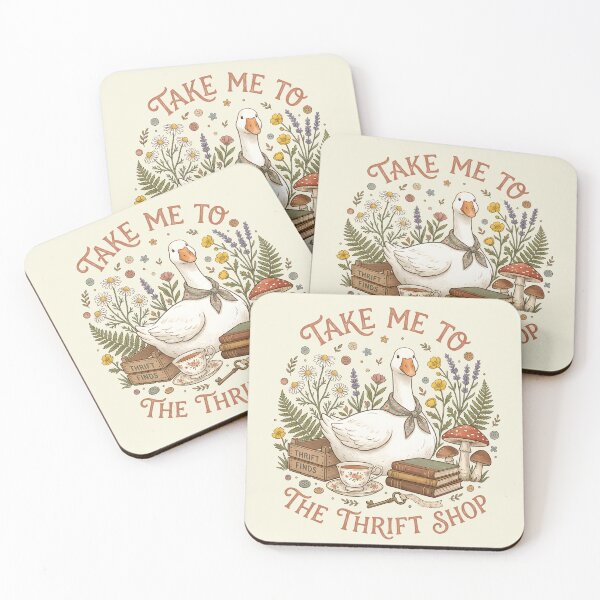 Item preview, Take Me to The Thrift Shop Goose Cottagecore Grandmacore designed and sold by DesignsByAnett.