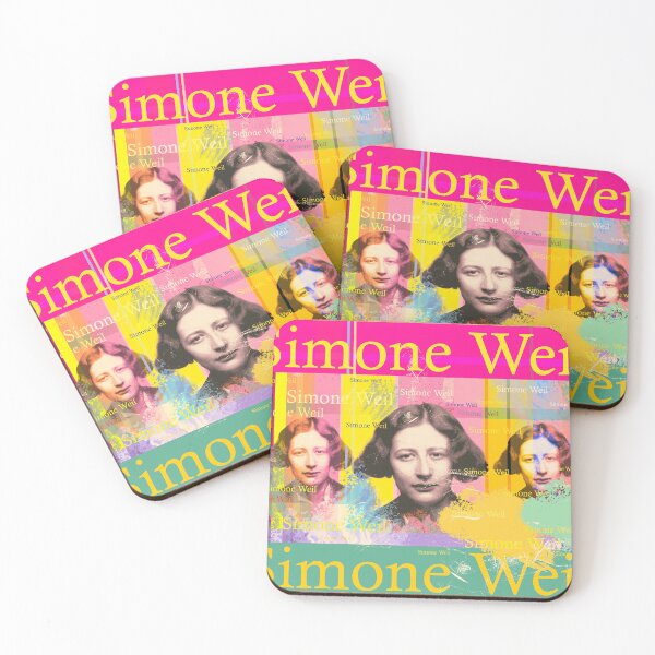 Item preview, Simone Weil: Philosophical Reflection in Aesthetic Collage designed and sold by Mauswohn.