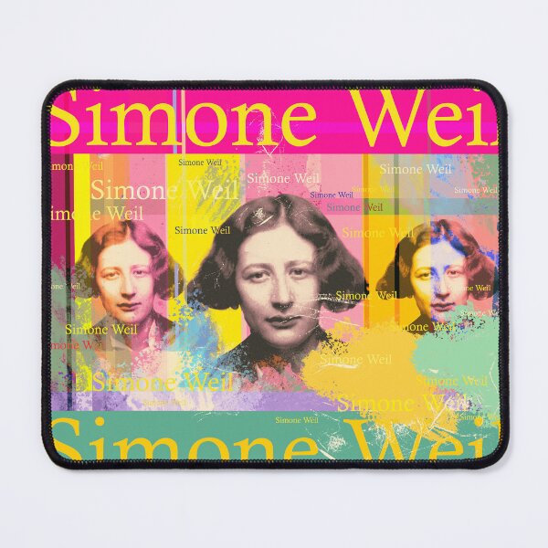 Item preview, Simone Weil: Philosophical Reflection in Aesthetic Collage designed and sold by Mauswohn.