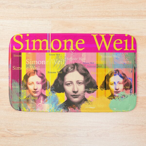 Item preview, Simone Weil: Philosophical Reflection in Aesthetic Collage designed and sold by Mauswohn.