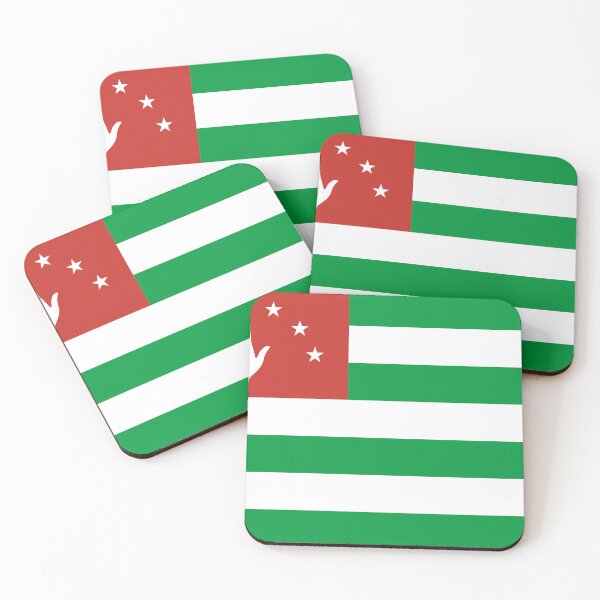Item preview, Abkhazia Flag - Apsny & Open Palm Symbol of Hospitality designed and sold by NTGUILTY.