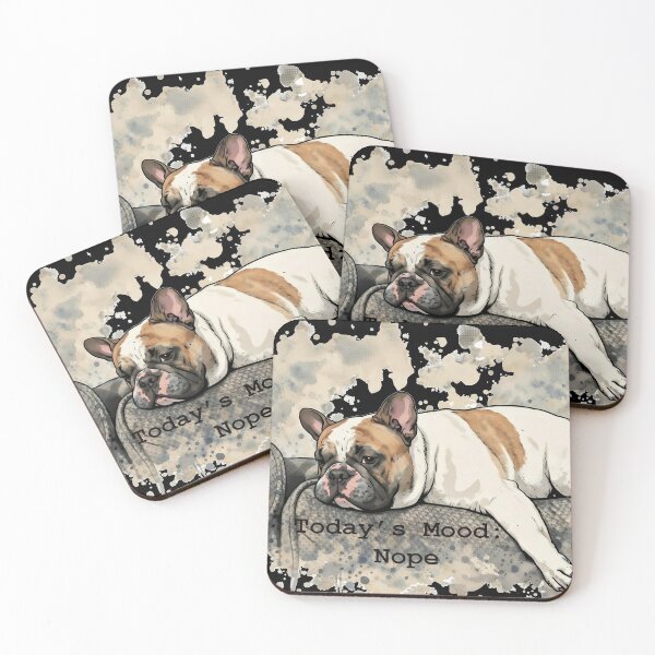 Item preview, Funny Lazy French Bulldog T-Shirt – Cute Sleeping Dog on Couch Graphic Tee designed and sold by shallia.