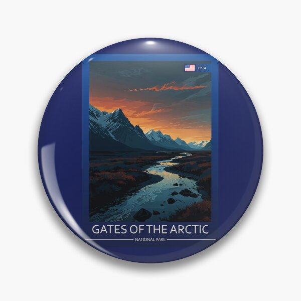 Item preview, Gates of the Arctic National Park USA Travel designed and sold by Thistle-TShop.