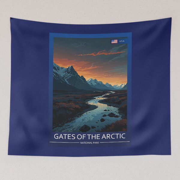 Item preview, Gates of the Arctic National Park USA Travel designed and sold by Thistle-TShop.