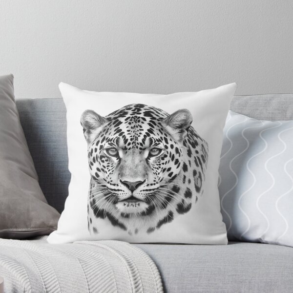 Item preview, Black and white Drawing of a Leopard designed and sold by Soulstar Designs.
