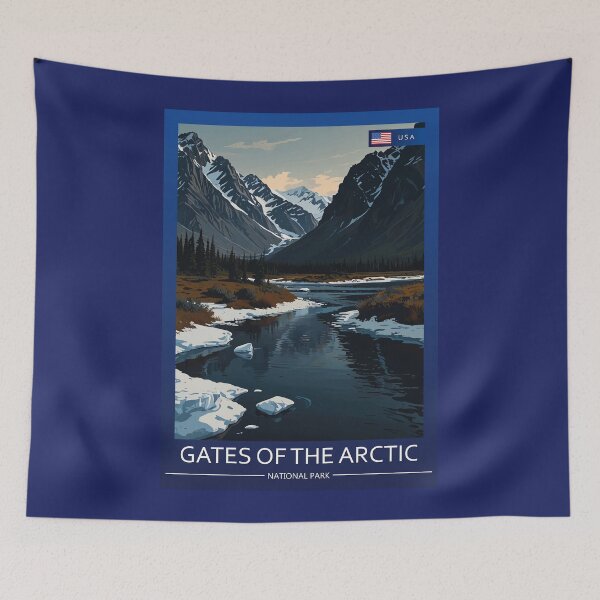 Item preview, Gates of the Arctic National Park USA Travel designed and sold by Thistle-TShop.