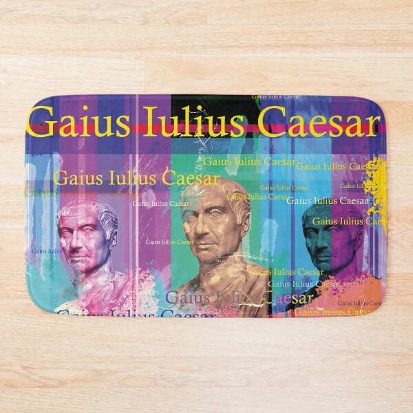 Item preview, Gaius Julius Caesar: Iconic portrait collage for modern galleries designed and sold by Mauswohn.