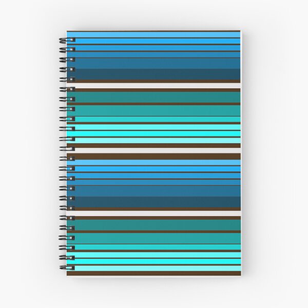 Item preview, Gradient Teal and Blue Stripes  designed and sold by JaygiesDesign.