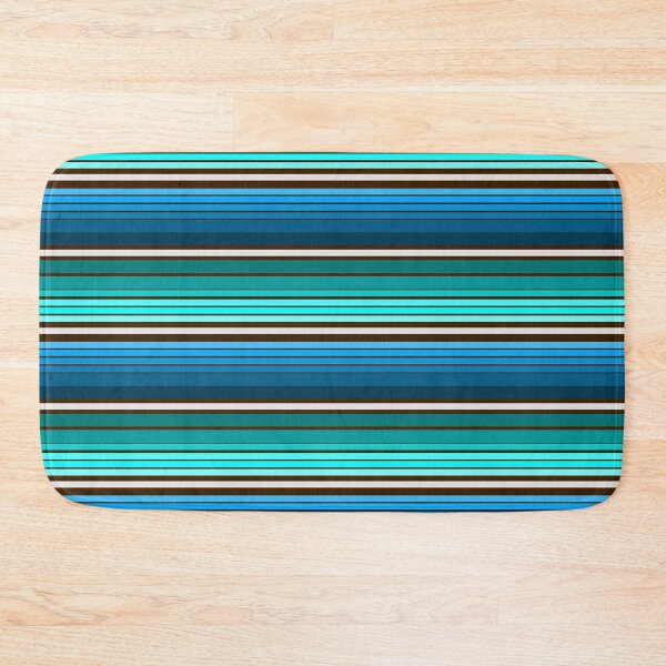 Item preview, Gradient Teal and Blue Stripes  designed and sold by JaygiesDesign.