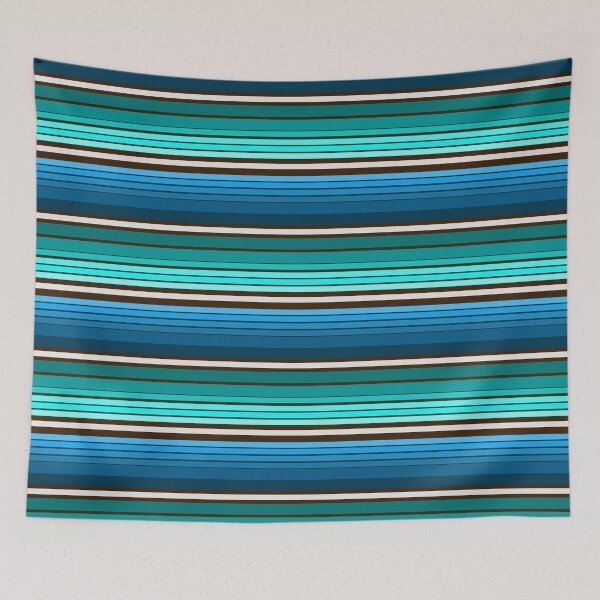 Item preview, Gradient Teal and Blue Stripes  designed and sold by JaygiesDesign.