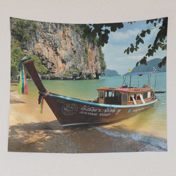 Item preview, Serenity at Sea: Phang Nga Bay, Thailand designed and sold by Thistle-TShop.