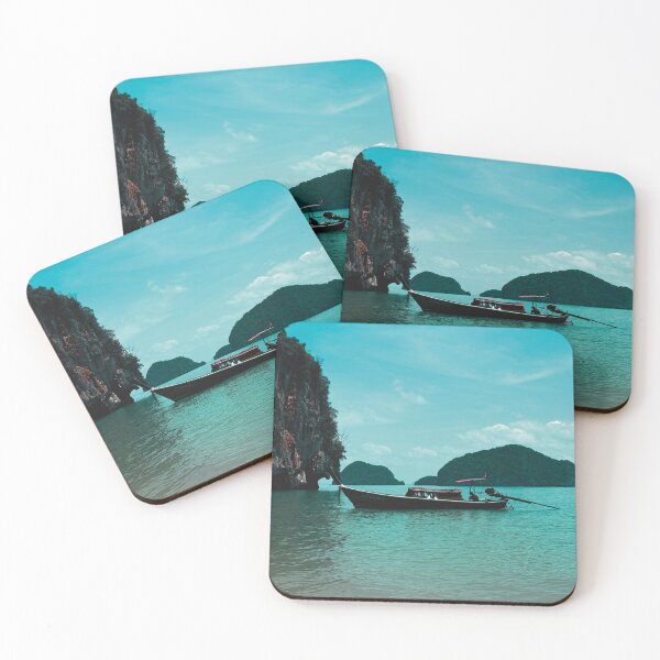 Item preview, Serenity at Sea: Phang Nga Bay, Thailand designed and sold by Thistle-TShop.