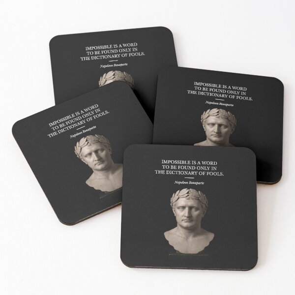 Item preview, Napoleon Bonaparte quote designed and sold by XavuniverS.
