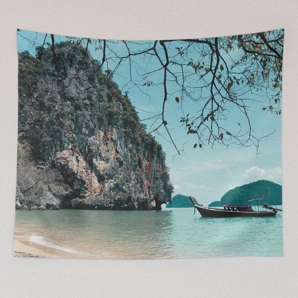 Item preview, Serenity at Sea: Phang Nga Bay, Thailand designed and sold by Thistle-TShop.