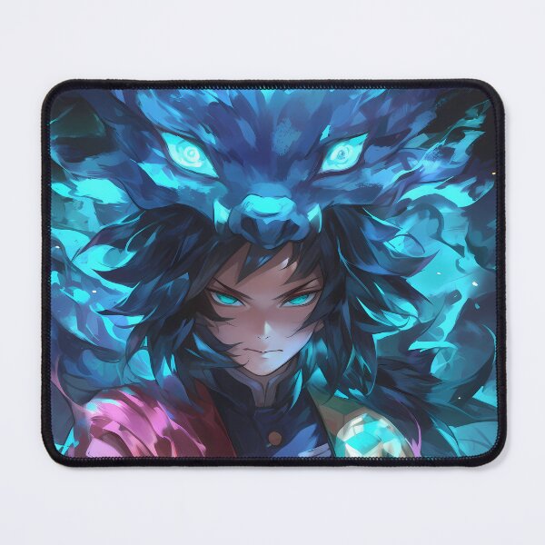 Item preview, Giyu Tomioka Demon Slayer Cool Blue Aura designed and sold by Spraykart.