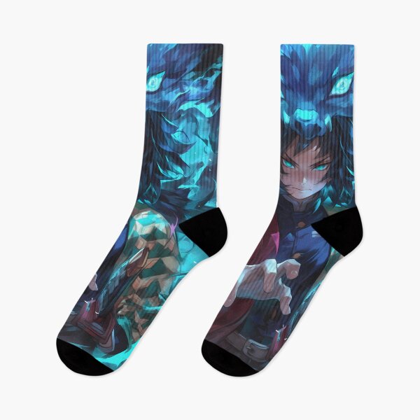 Item preview, Giyu Tomioka Demon Slayer Cool Blue Aura designed and sold by Spraykart.