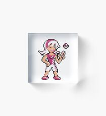 Pokemon female trainer Acrylic Block