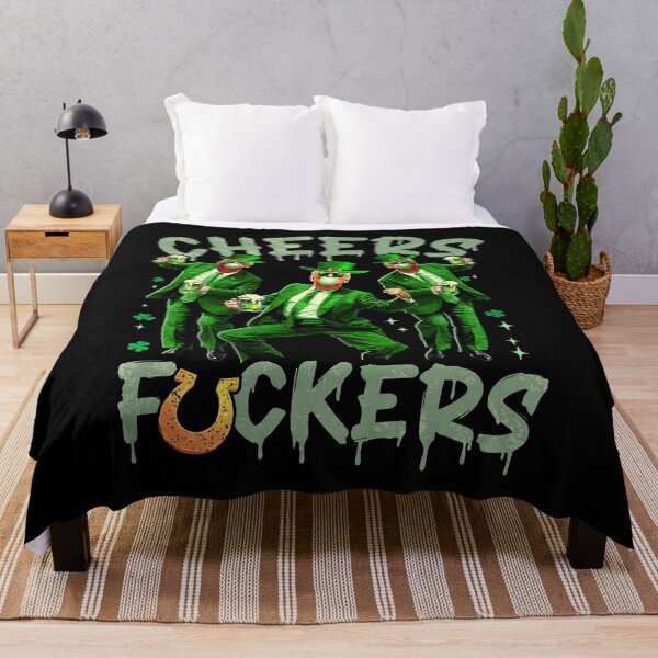 Item preview, cheers fuckers patricks day funny meme trump designed and sold by BlightedArt.