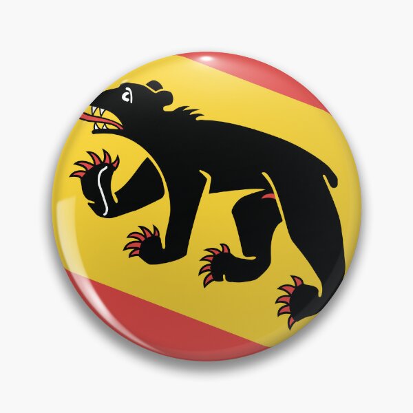 Item preview, Canton of Bern Flag - Swiss Capital & Bear of Berne Pride designed and sold by NTGUILTY.
