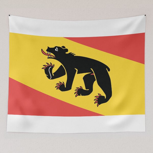 Item preview, Canton of Bern Flag - Swiss Capital & Bear of Berne Pride designed and sold by NTGUILTY.