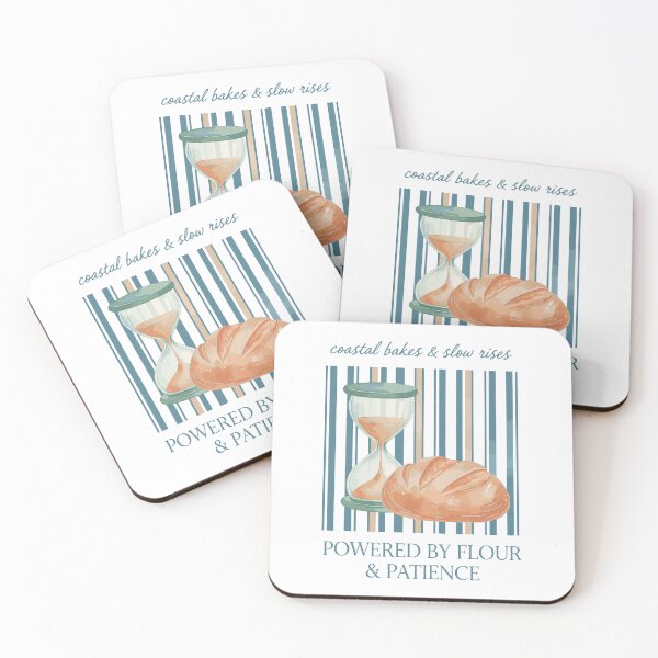 Item preview, Sourdough Bread Baking Coastal Bakes Slow Rises designed and sold by LuminOrb.