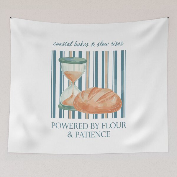 Item preview, Sourdough Bread Baking Coastal Bakes Slow Rises designed and sold by LuminOrb.
