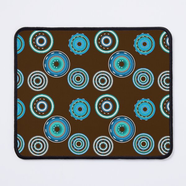 Item preview, Blue Teal and White Circle Dots  designed and sold by JaygiesDesign.