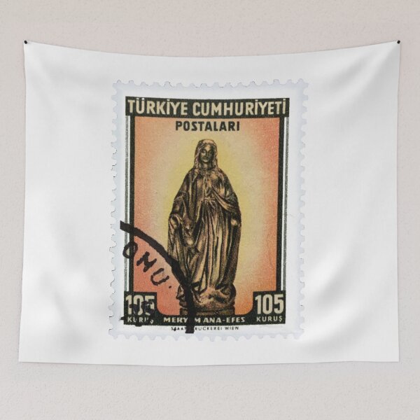 Item preview, Turkey Turkish Postalari Statue Vintage Postage Stamp designed and sold by red-amber65.