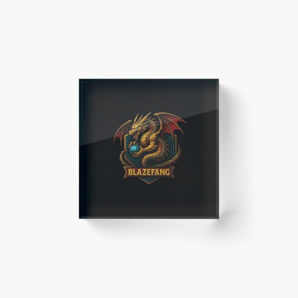 Item preview, Blazefang – Western Dragon Mythology Design | European Fire‑Breathing Dragon, Medieval Folklore, Treasure Guardian & Legendary Beast designed and sold by Typologystudios.
