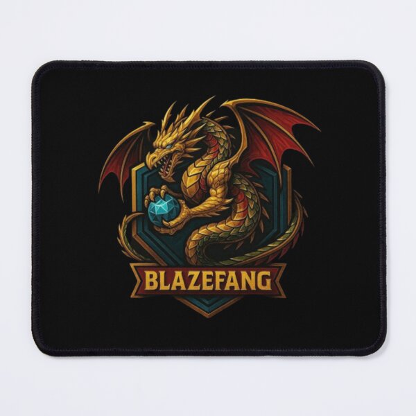 Item preview, Blazefang – Western Dragon Mythology Design | European Fire‑Breathing Dragon, Medieval Folklore, Treasure Guardian & Legendary Beast designed and sold by Typologystudios.