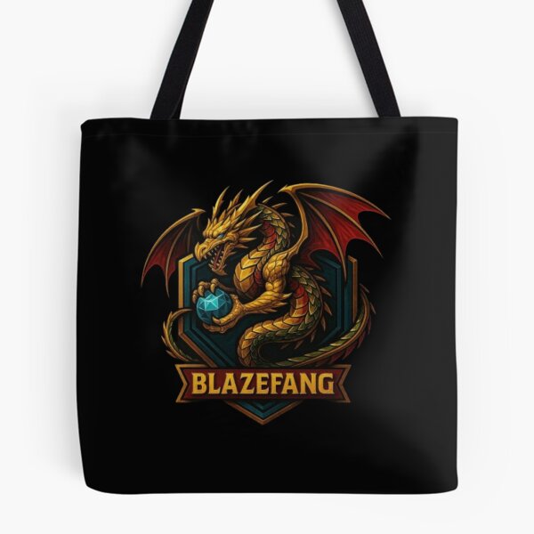 Item preview, Blazefang – Western Dragon Mythology Design | European Fire‑Breathing Dragon, Medieval Folklore, Treasure Guardian & Legendary Beast designed and sold by Typologystudios.